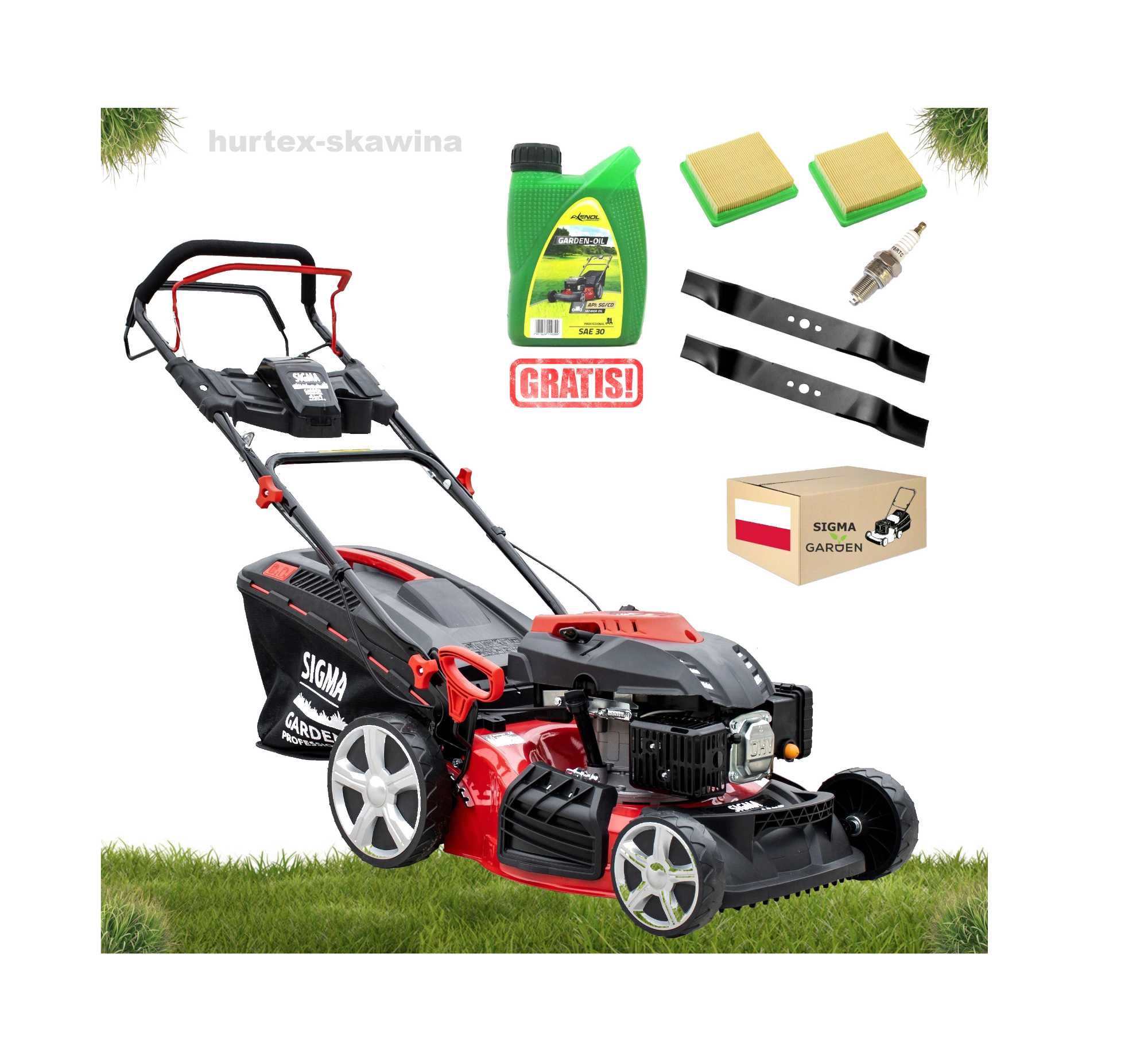 Kosiarka spalinowa 46CM z napędem sigma garden BN46SMH-S
