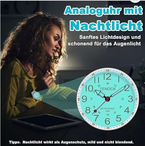 zegarek analogowy tenock dla mężczyzn i kobiet