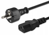 3 x kabel zasilający atx 1 metr używany czarny
