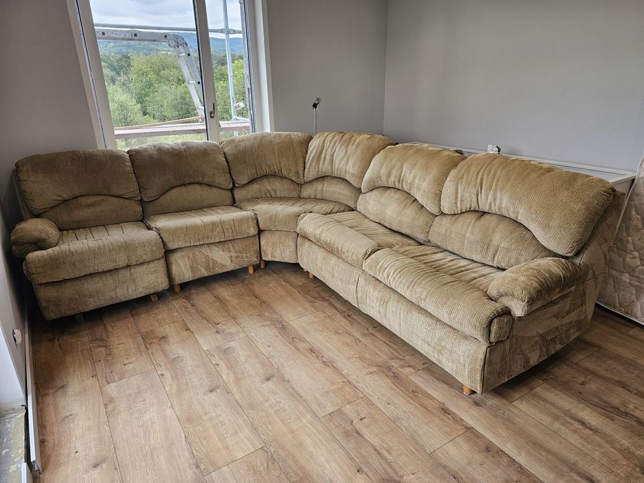 Sofa narożna funkcja relaks, funkcja spania