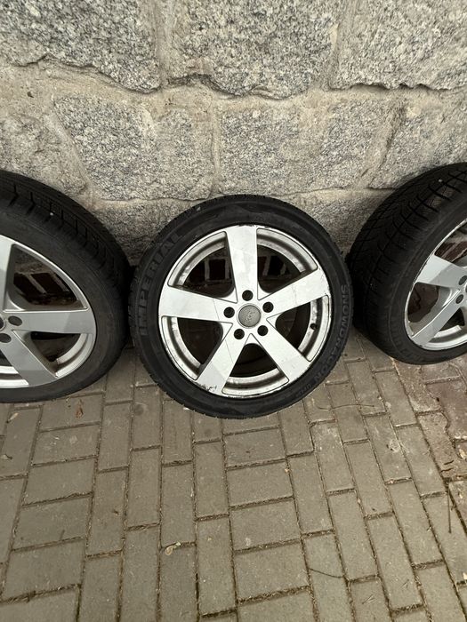 Alufelgi 17 5x112 audi zimówki opony jak nowe