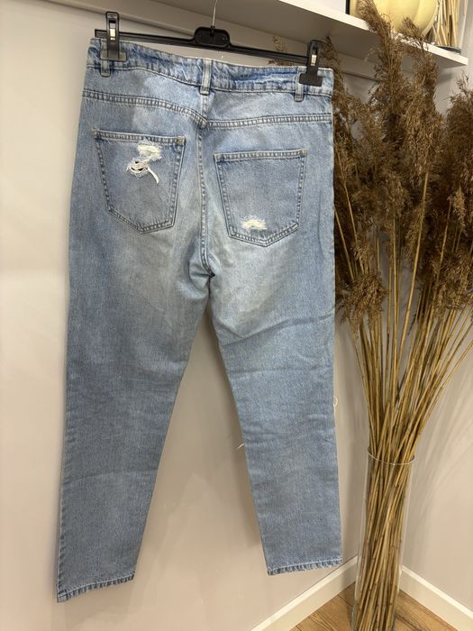 Spodnie jeans z przetarciami #14