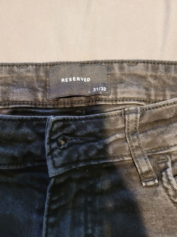Czarne spodnie jeansy  170+ H&M