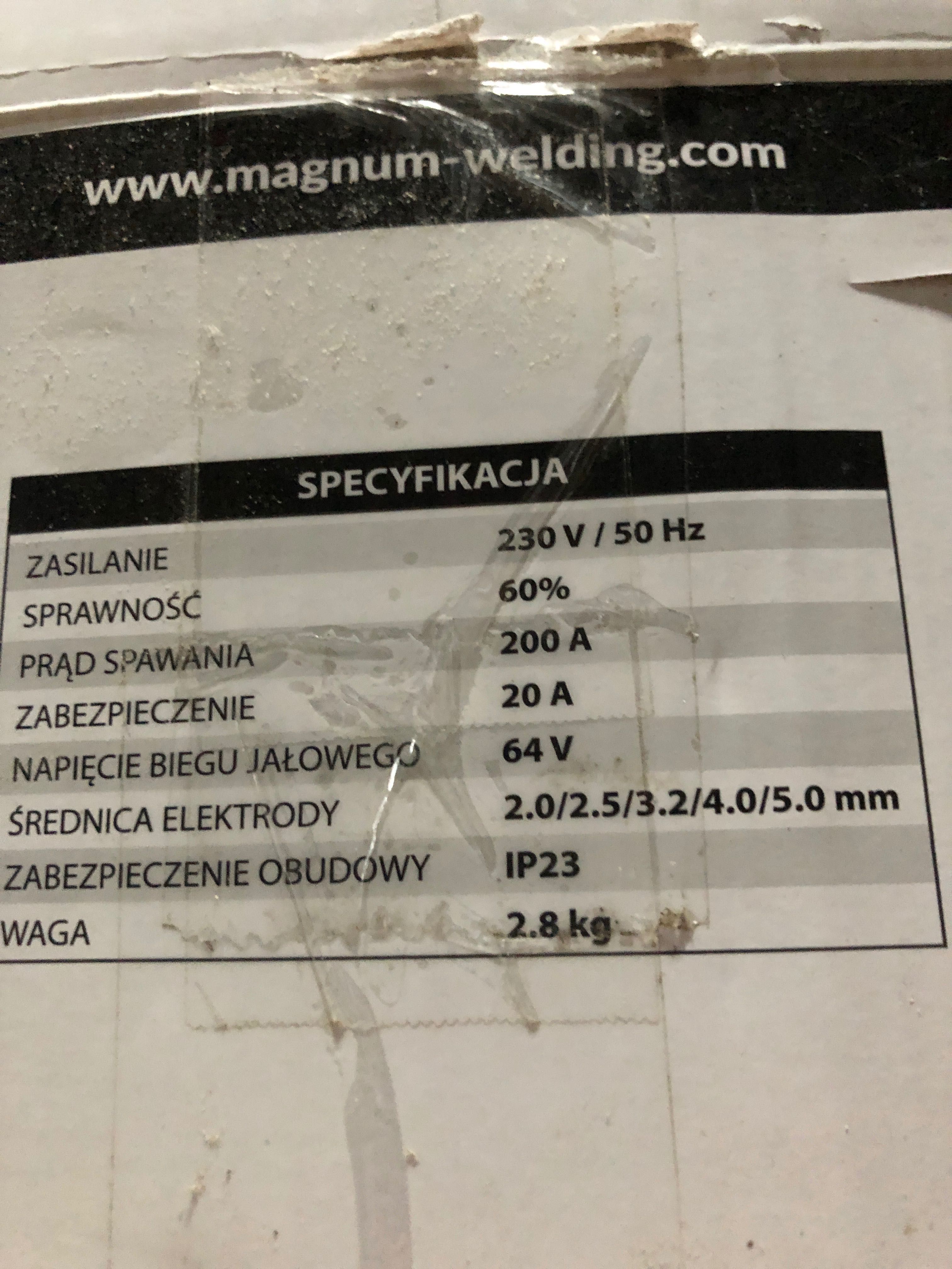 Spawarka inwerterowa Magnum