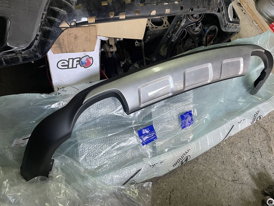 Накладка губа бампер Hyundai Santa Fe
