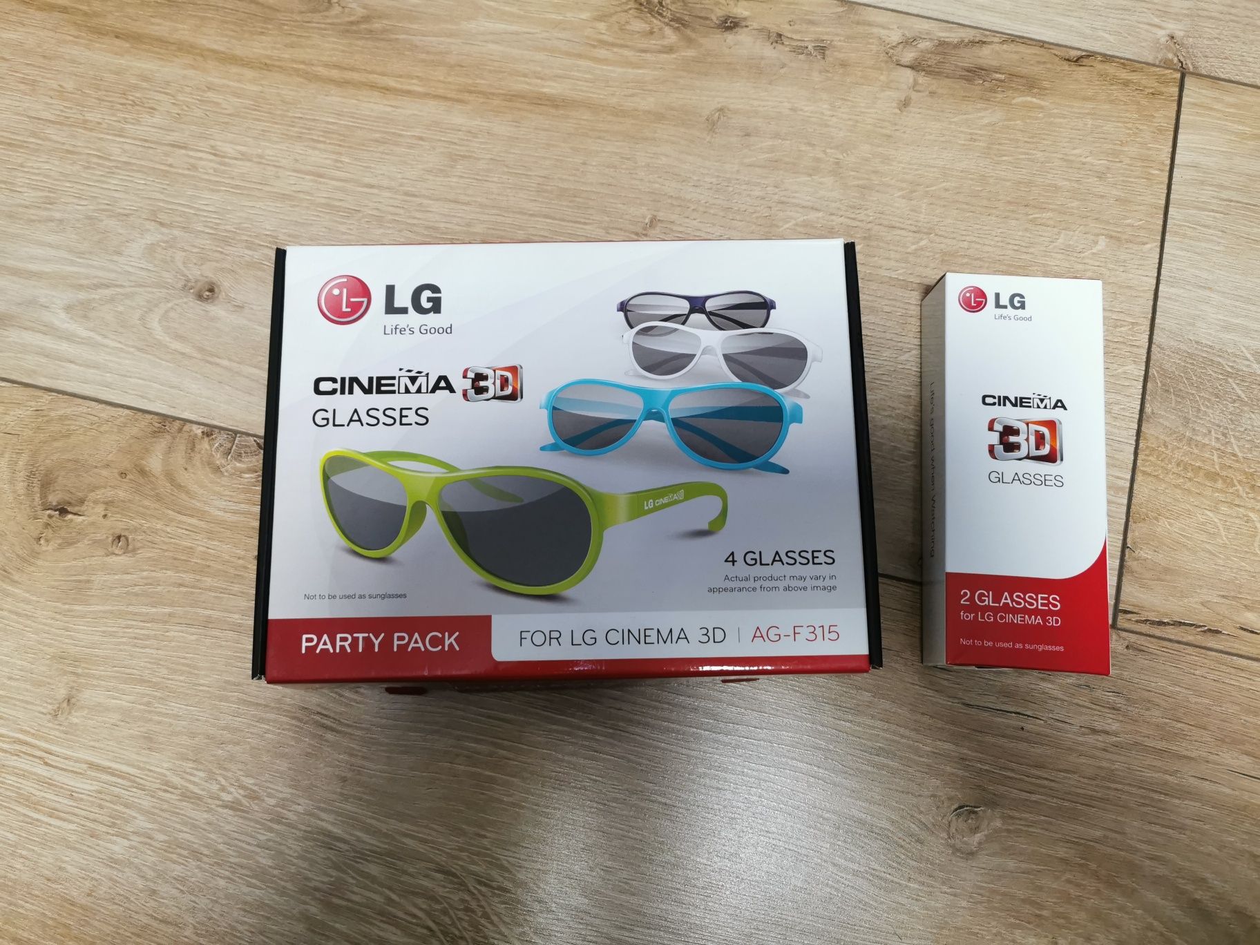 Okulary LG Cinema 3D - 6 sztuk