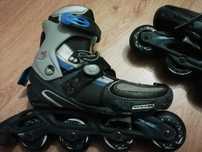 Patins em linha azuis unissexo servem do 35 ao 39