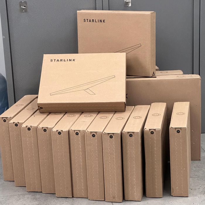 Starlink Mini оригінал | Кабелі, адаптер 12V, оптоволоконний 15м