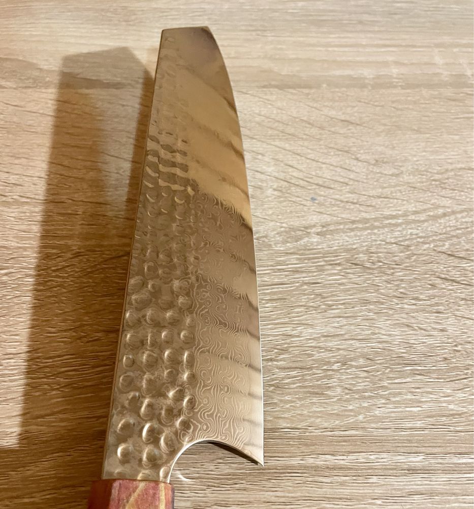 Японский нож Киротсуке, дамасская сталь