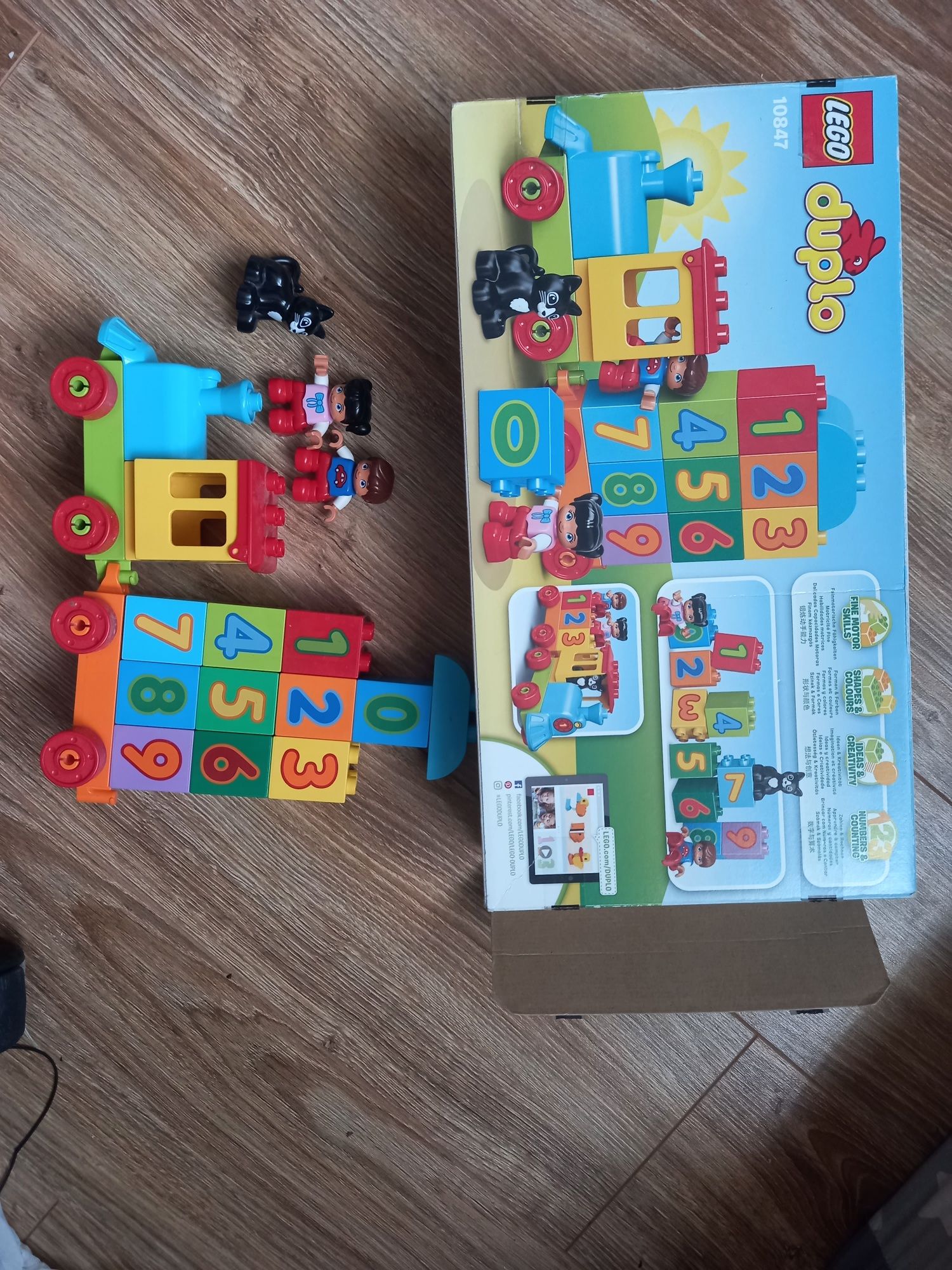 Klocki Lego Duplo 10847 pociąg z cyferkami