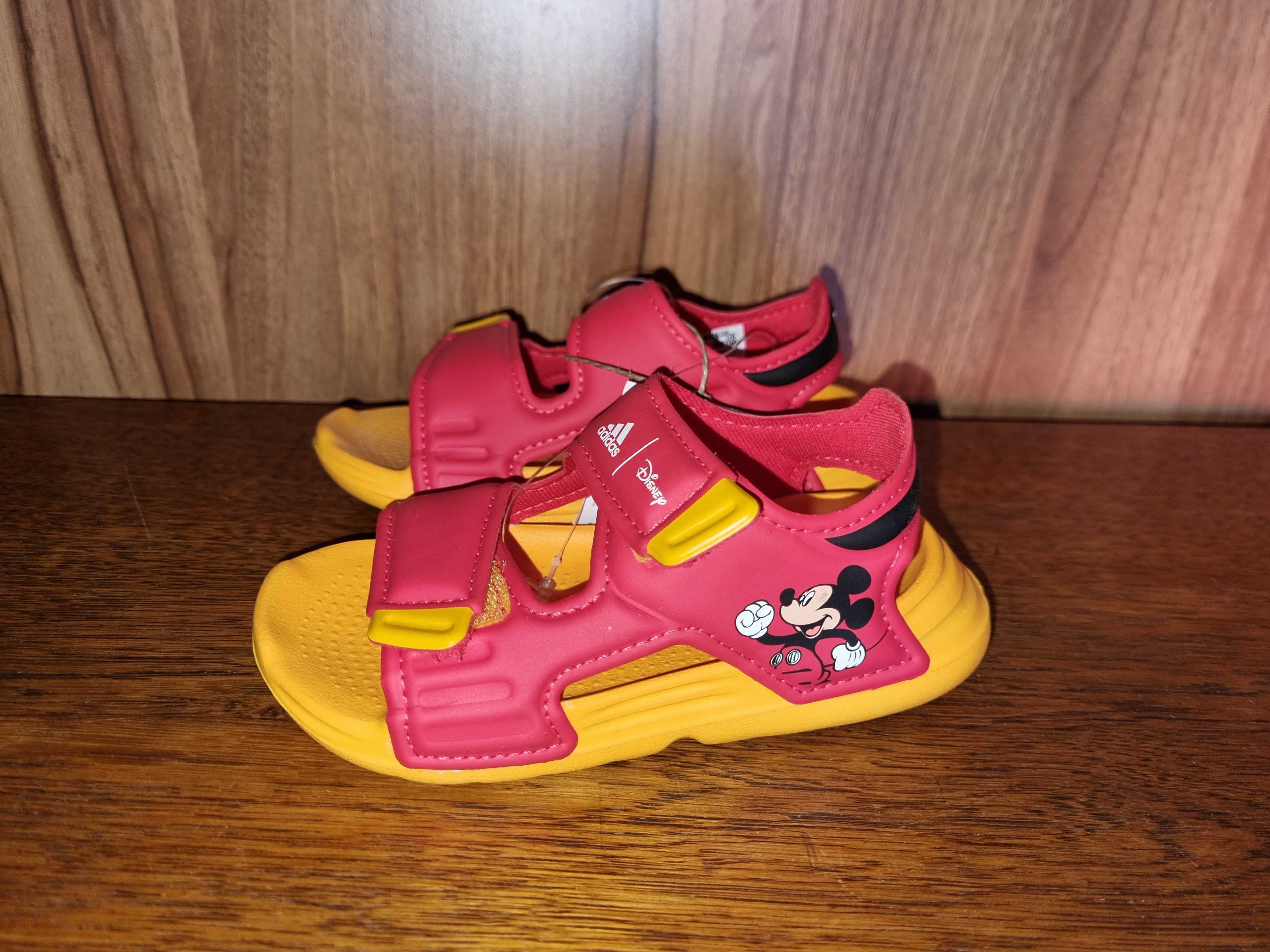 Nowe Sandałki Adidas Disney Mickey Mouse r. 22 GZ3314