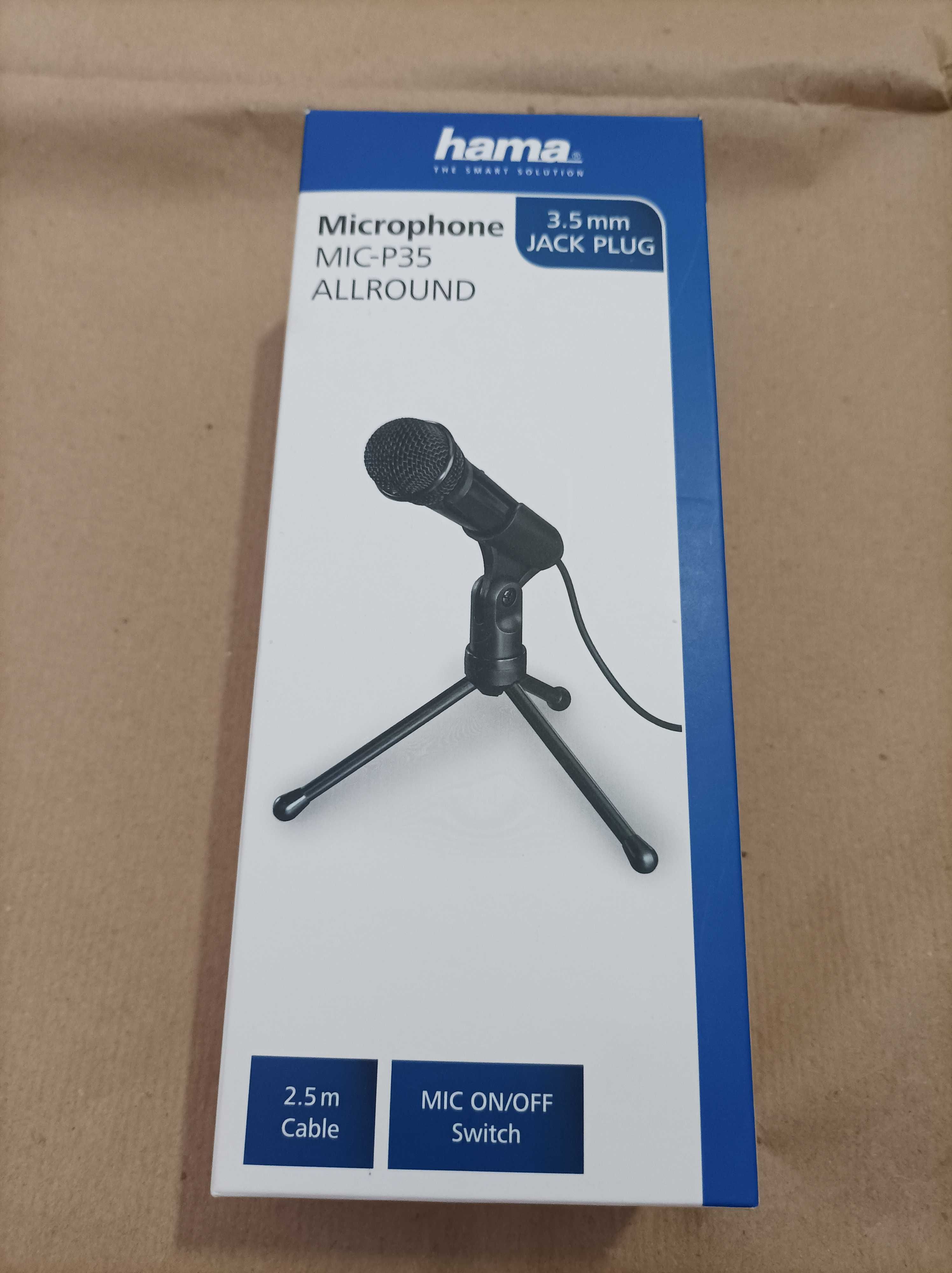 Microfone c/ tripé