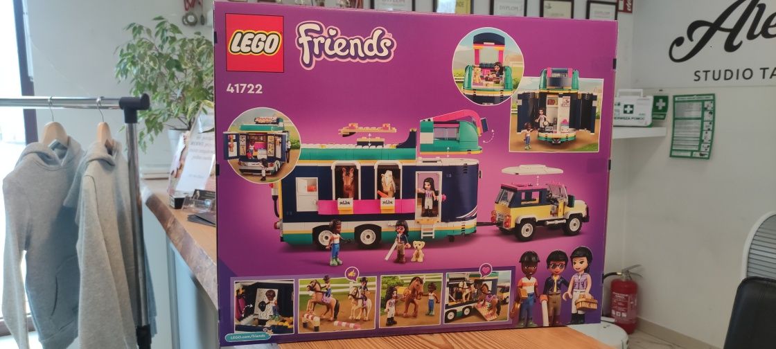 LEGO Friends przyczepa na wystawę koni 41722, nowy zestaw