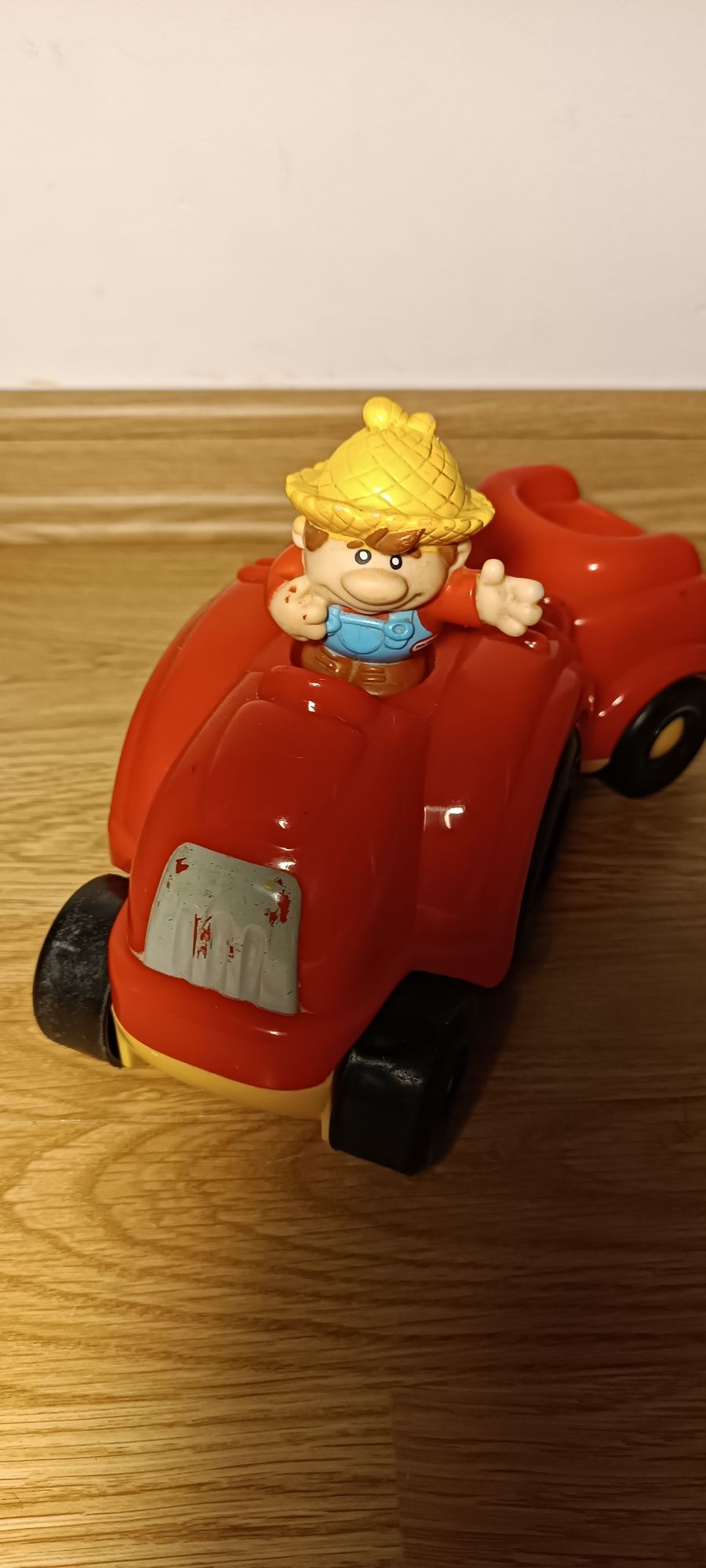 Zabawki pojazdy traktor Łódka i samochodzik