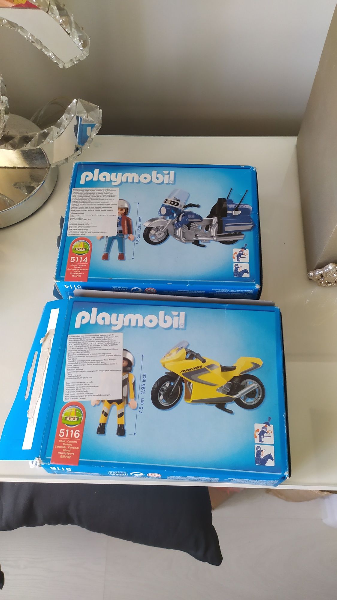 Playmobil 2 sets motos