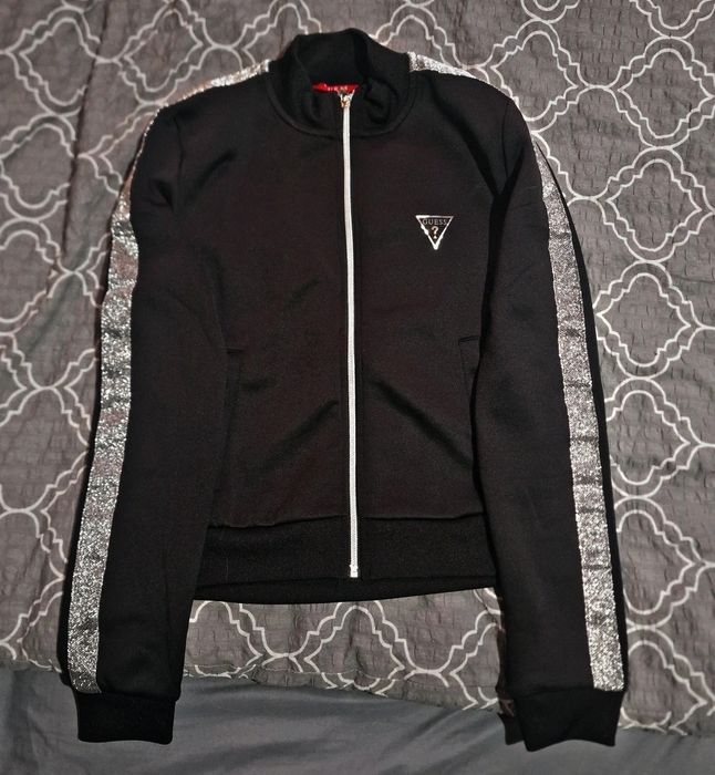 Czarny komplet dresowy guess oryginalny xs