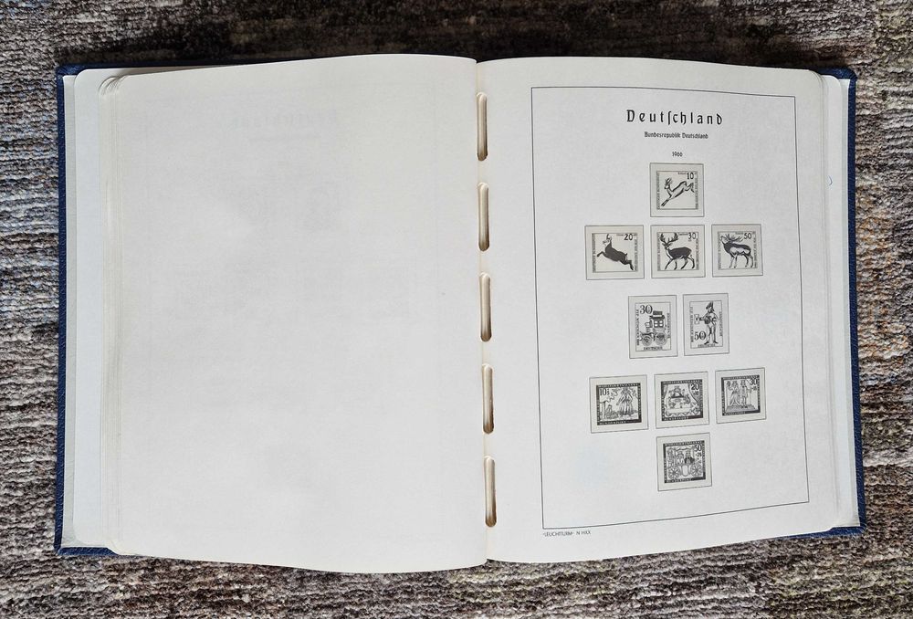 Leuchtturm - Okładka klamrowa + karty albumowe Niemcy 1960-76