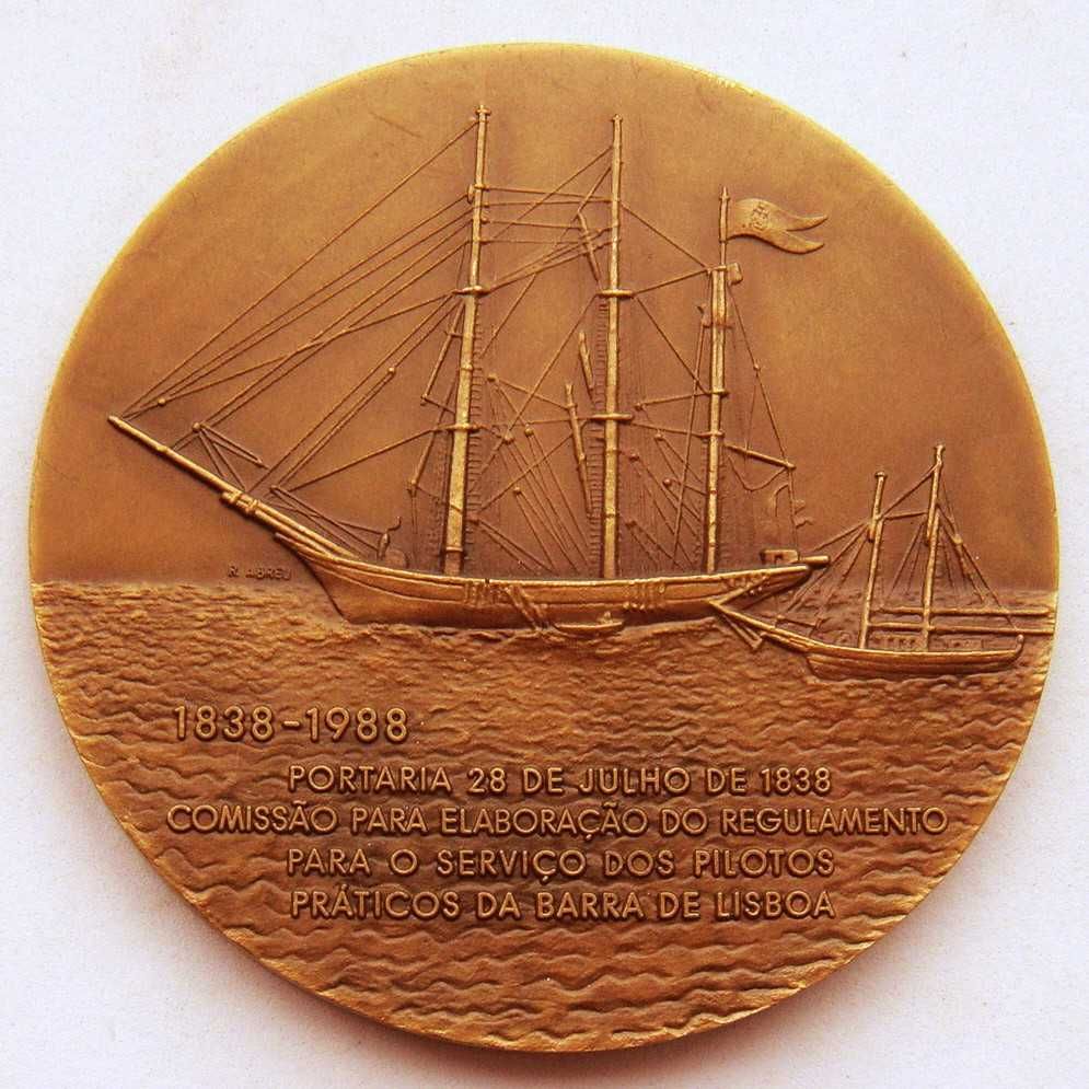 Medalha de Bronze Barcos Instituto Nacional de Pilotagem dos Portos