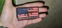 Патч шеврон нашивка Operator AR-15 American Rifle M4A1 флаг США USA