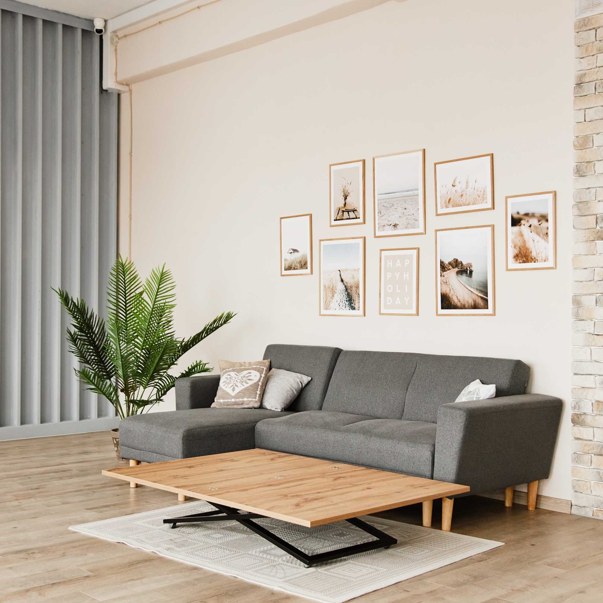 Stolik kawowy nowoczesny Ława rozkładana podnoszona LOFT