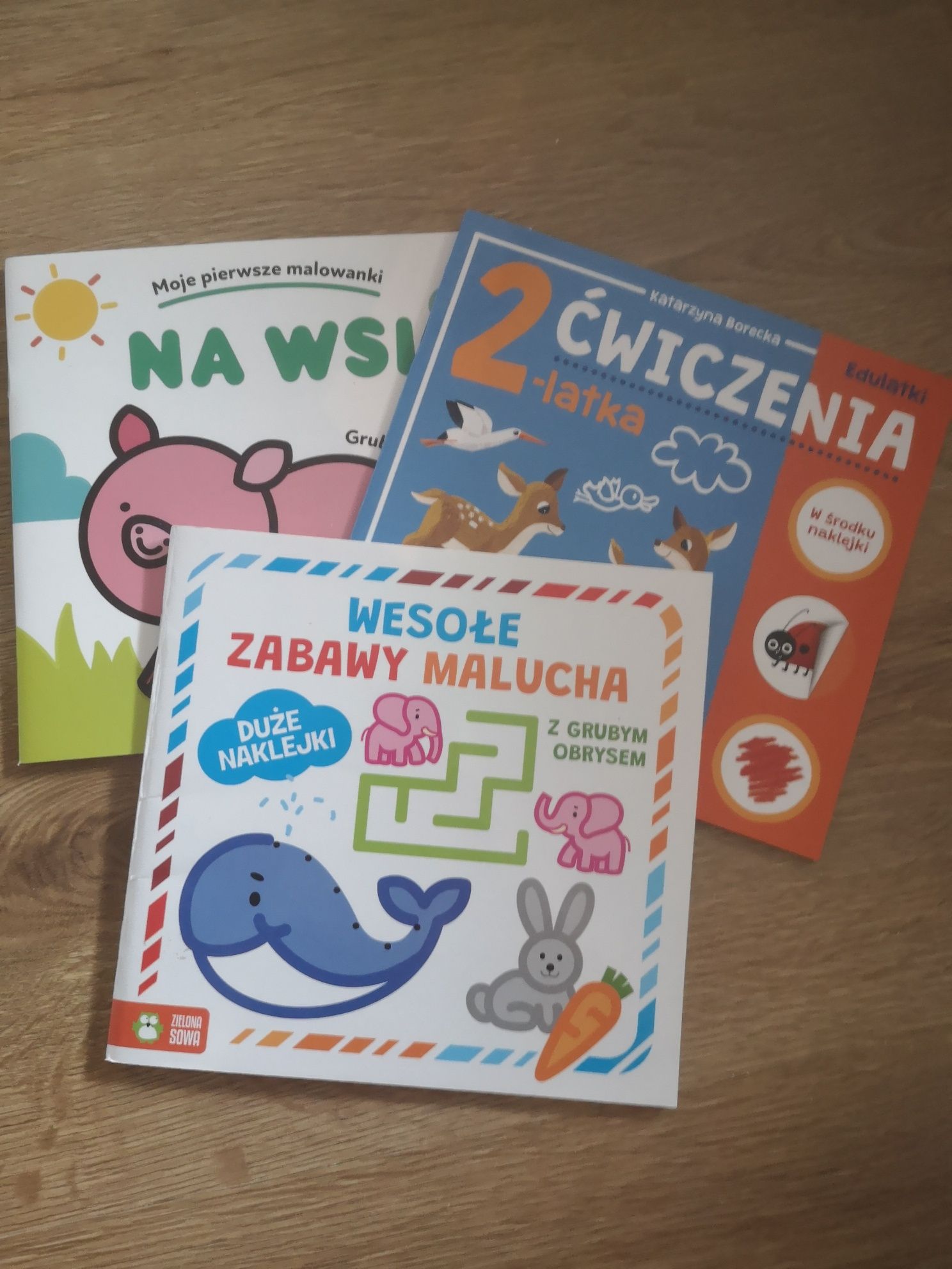 15 książek dla dzieci w wieku 2-3 lata i 3 książki aktywnościowe