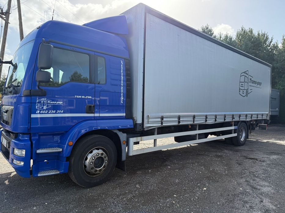 MAN TGM  niski przebieg 330tys 23 ep winda cena netto 148000