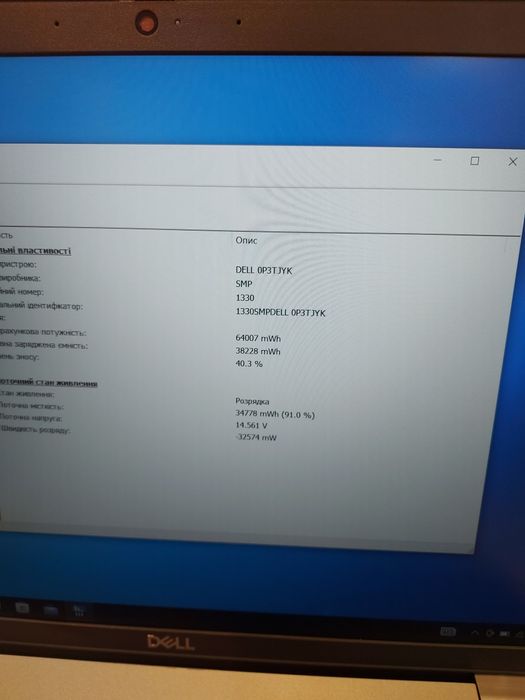Ноутбук Dell Latitude 5521, I7-11850H, ram 32Gb, SSD 512Gb, FHD IPS