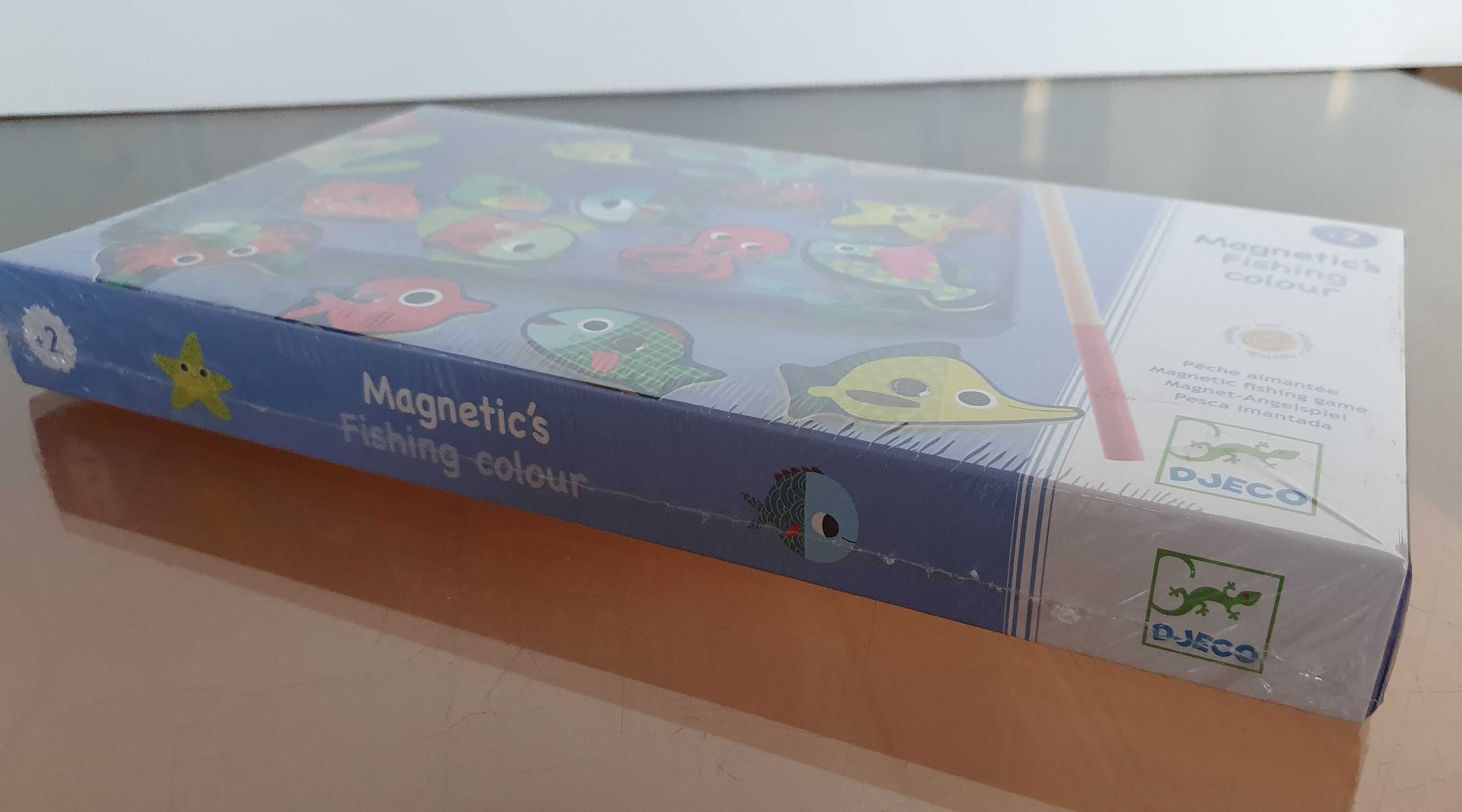 WĘDKOWANIE łowienie magnetyczne / Colour gra edukacyjna Djeco 01653