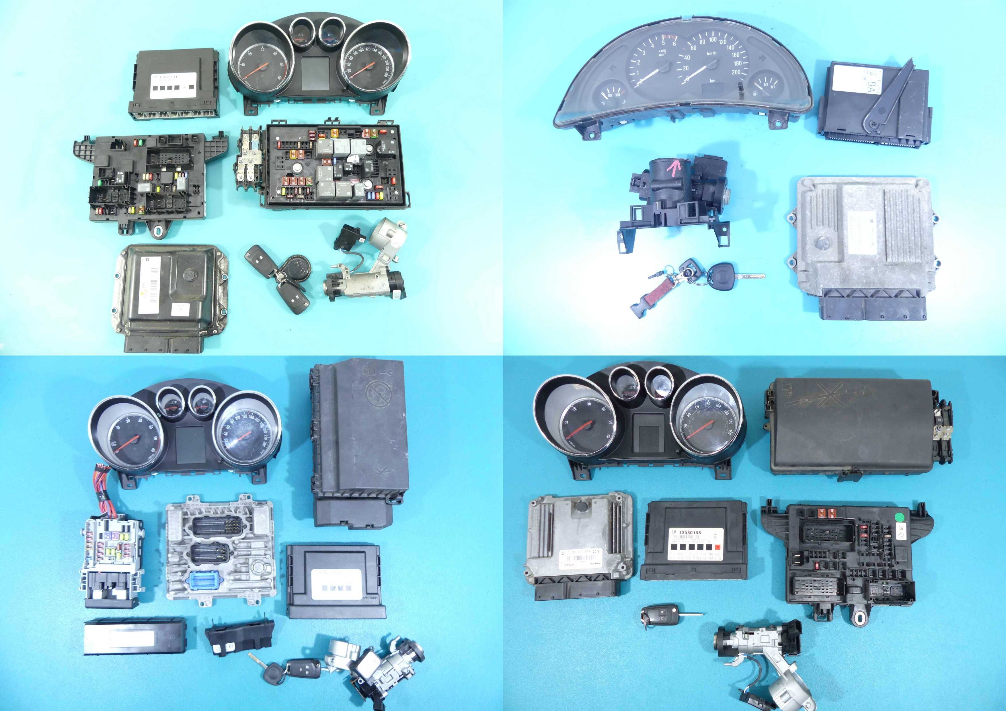 ЕБУ ECU блок керування Opel Agila Astra F G H J K Combo Corsa Insignia
