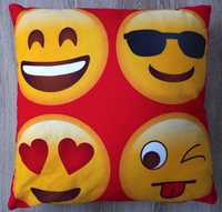 Декоративна подушка 43х43 см  з принтом смайликів Emoji