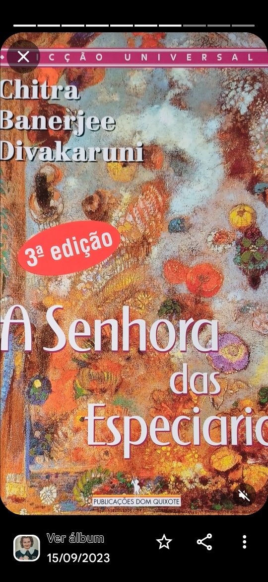 A Senhora das Especiarias Excelente Livro