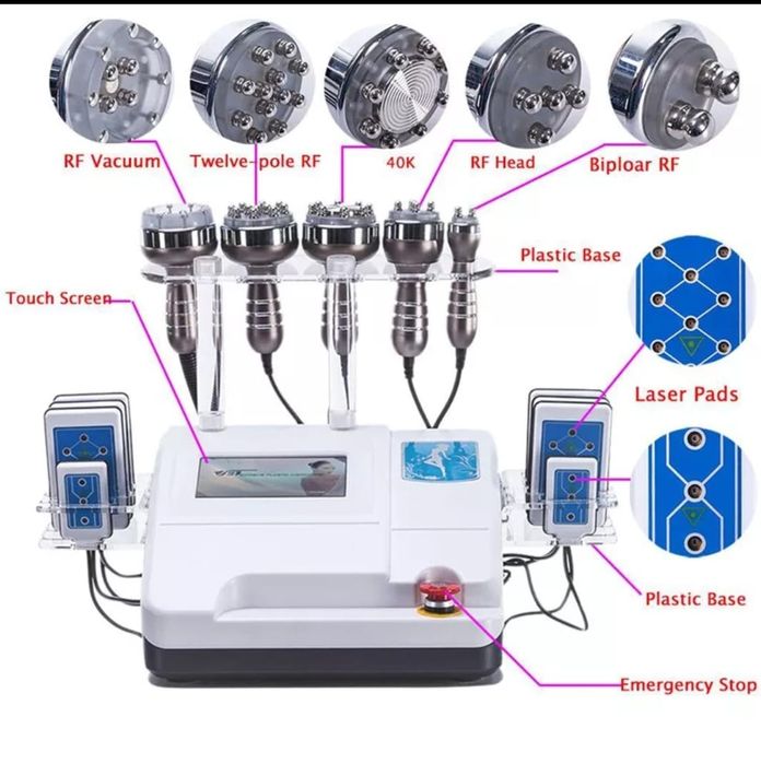 Máquina radiofrequência 6 em 1