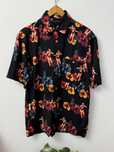 Koszula hawajska hula girls hawaii rayon floral print Knightsbridge S