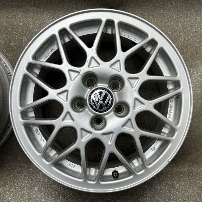 Диски BBS R15 5 100 et43 J6.5 Оригінал polo golf 3 fabia rapid tour
