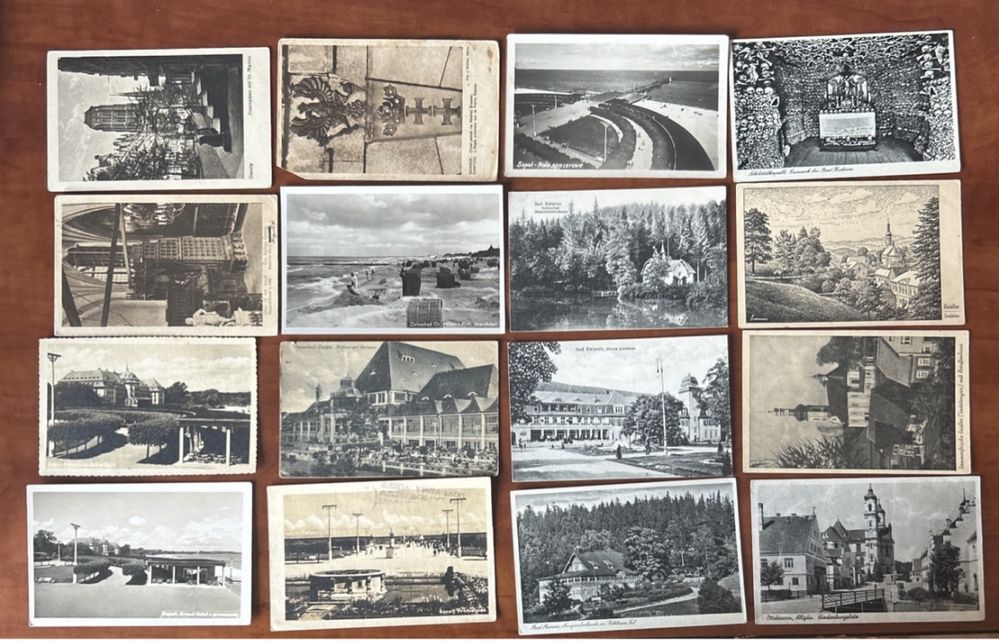 Zestaw 134 pocztówek - Miasta,Architektura,Sztuka