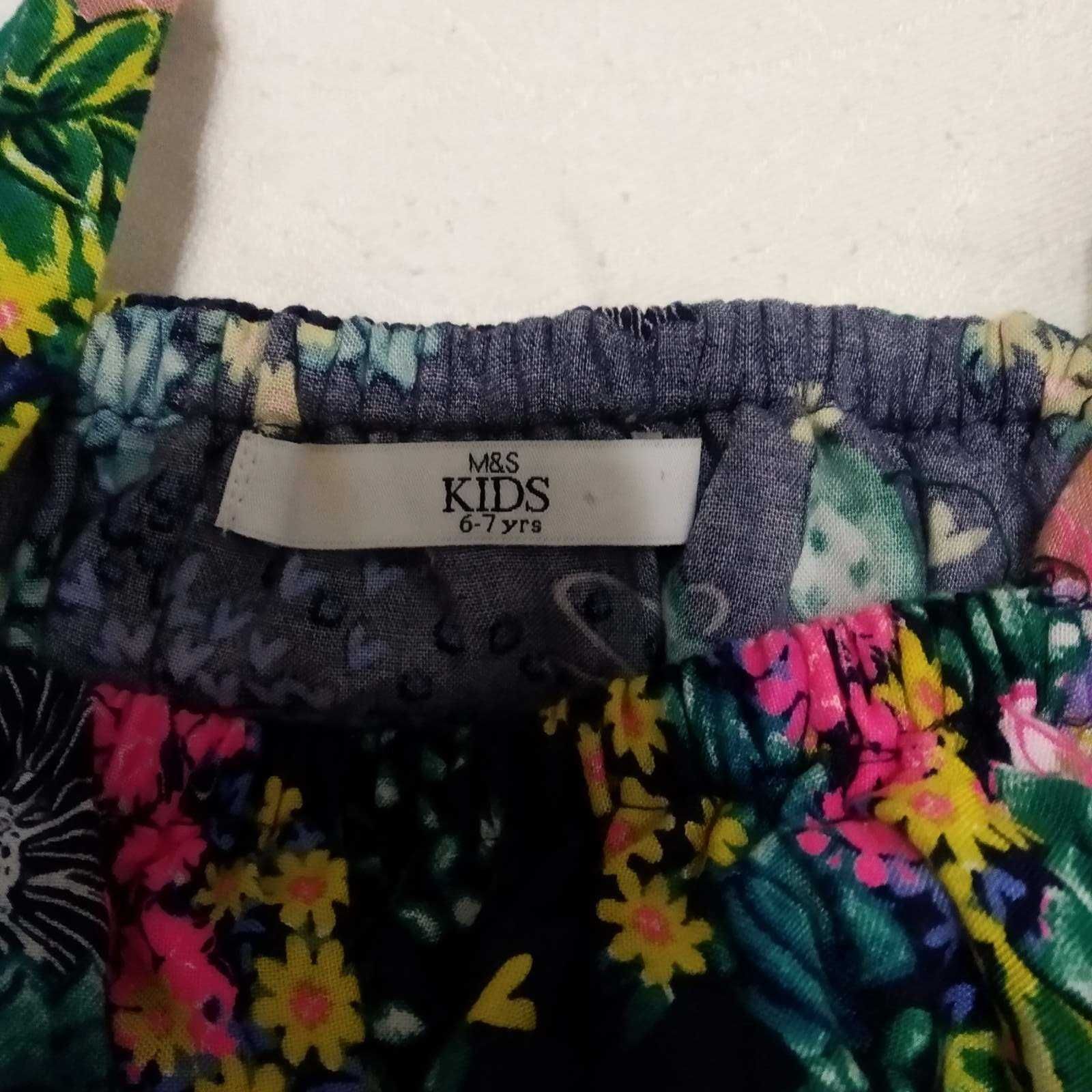 Топ блузка для дівчинки M&S і Zara, 100% віскоза, шорти John Lewis, 7+
