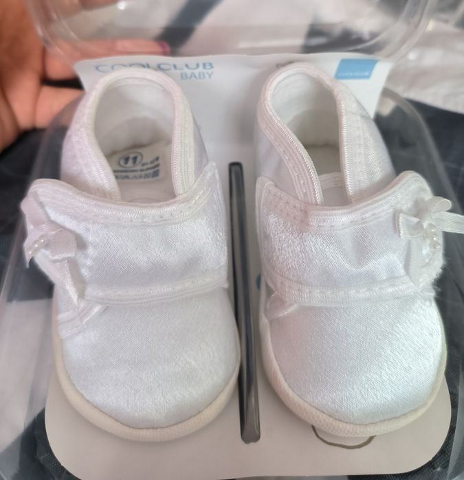 Ubranie do chrztu rozm. 68 +buciki