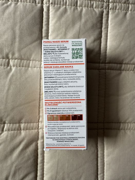 zestaw pielęgnacyjny do twarzy kremu SPF oraz serum Garnier Mixa