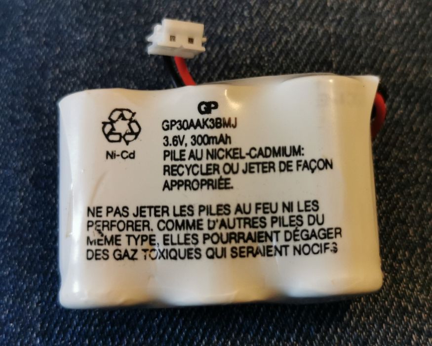 Bateria, akumulator GP Ni-Cd 300 mAh 3,6V 30AAK3BMU