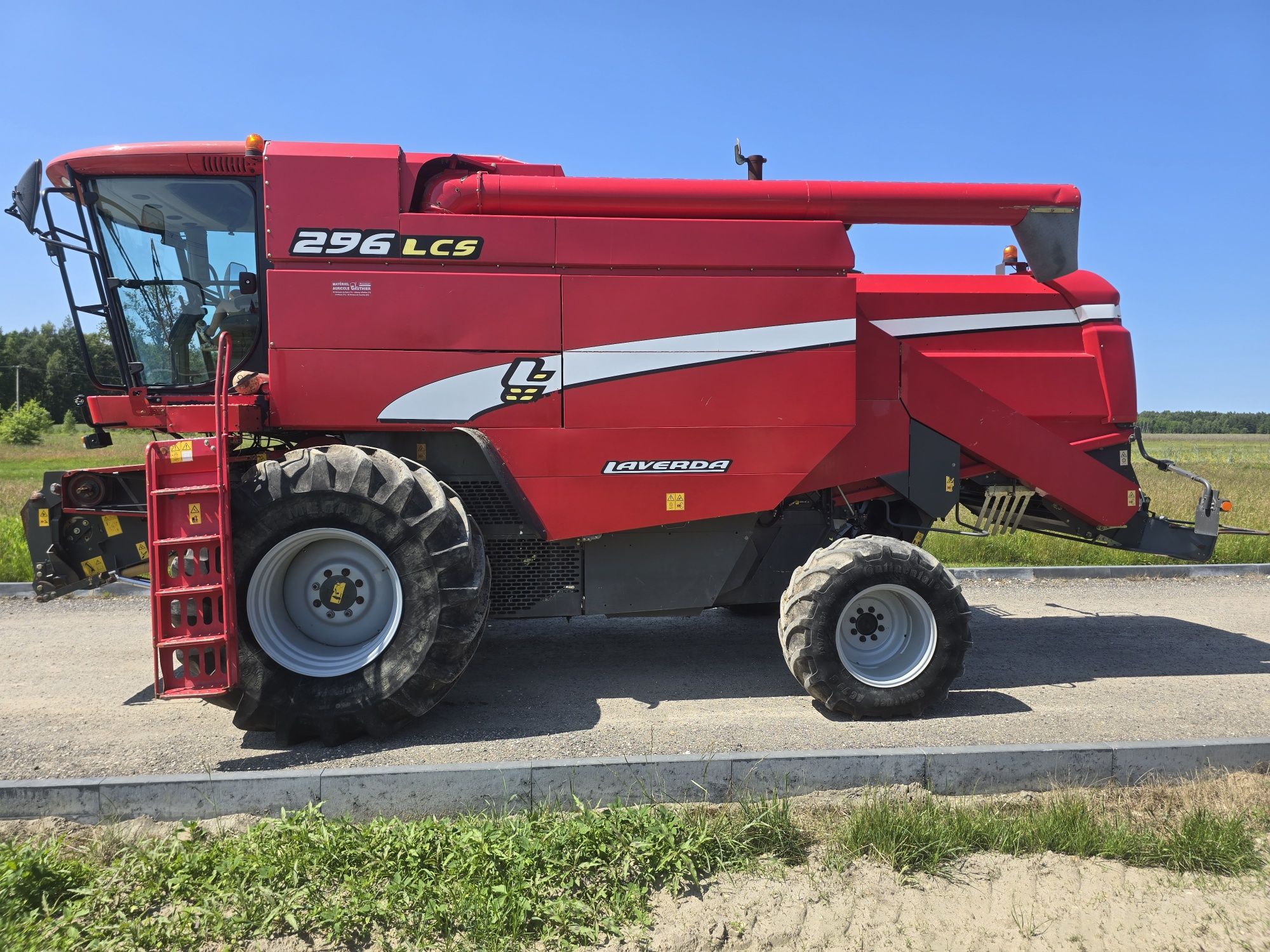 Laverda 296 LCS 2009r. 5.4m klima 4x4 jak massey fendt mf