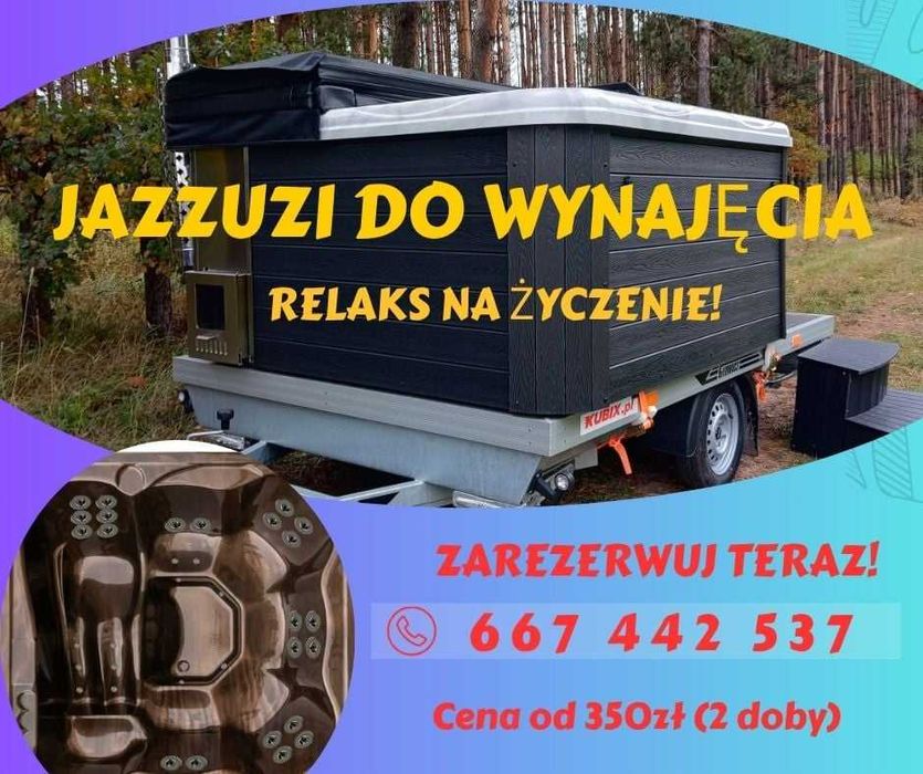 Jacuzzi Balia Bania Mobilna wynajem