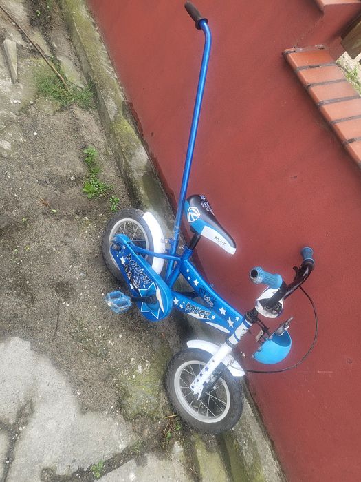 Rower rowerek 12 Rock Kids Police niebieski policyjny idealny do nauki