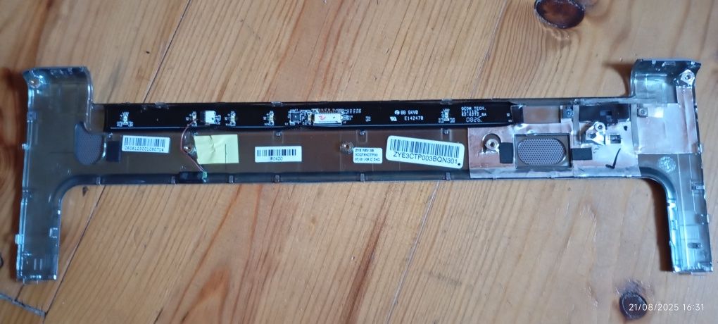 Placa dos botões táteis com carcaça HP Pavilion DV5 - Usada