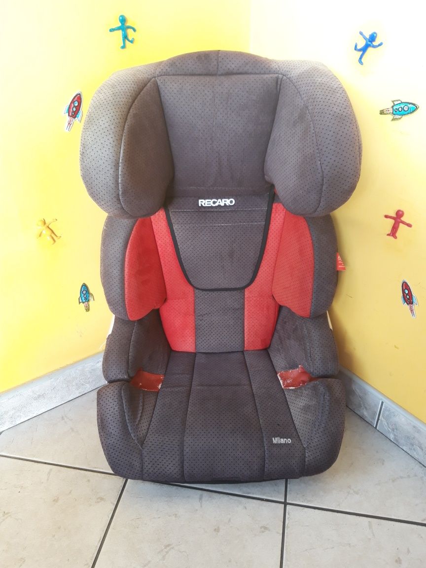 Fotelik samochodowy Recaro Milano od 15 do 36kg bez isofix. Wysyłka.