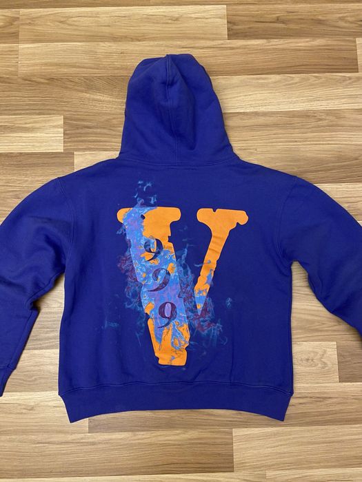 Vlone x Juice Wrld 999 Purple hoodie