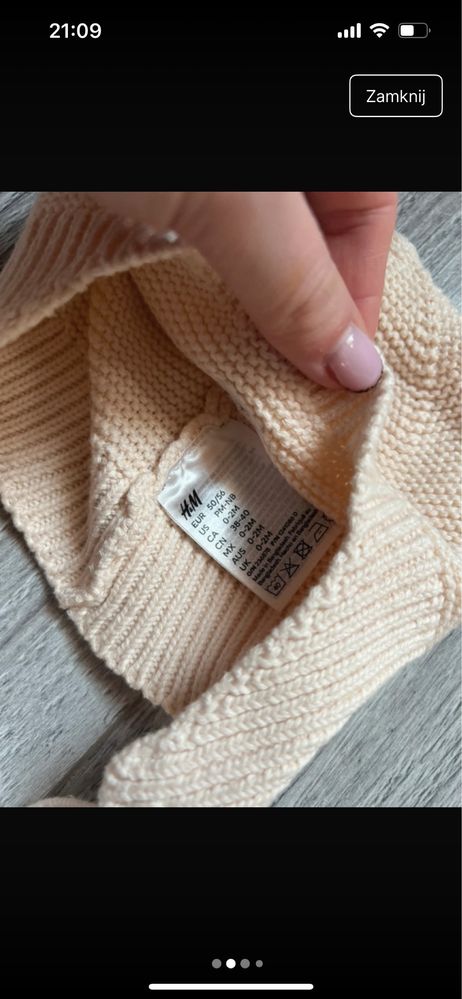 Czapka niemowleca H&M