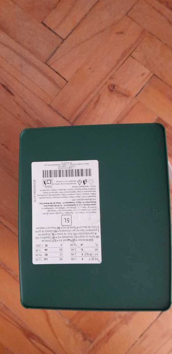 Kosz na śmieci  zielony 5l z naklejkami