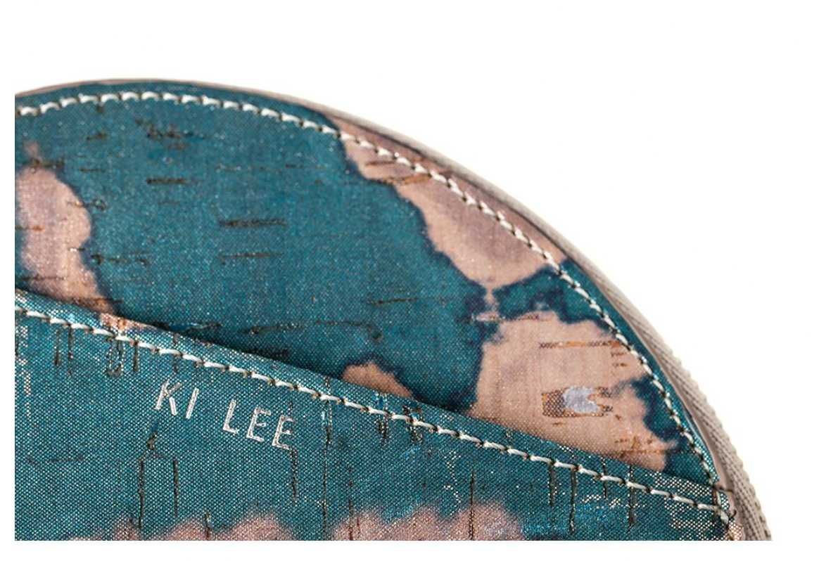 Portfel Ki Lee Haraway Ciel Print Zip-around Wallet