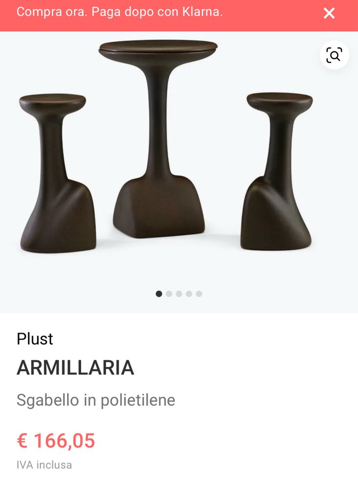 Hoker Armillaria  Stool Euro3plast Odoardo Fioravanti