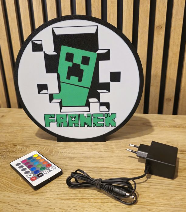 Świąteczna lampka nocna  LED RGB HandMade